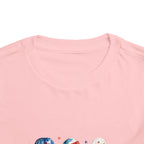 Patriotic Popsicle Trio Tee, Red White Blue USA Shirt, Cute Summer Fireworks Graphic Top, Fourth of July Celebration Outfit Toddler Short Sleeve Tee