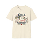 Mahjong T-Shirt — "Good Tiles, Great Company" Casual Tee