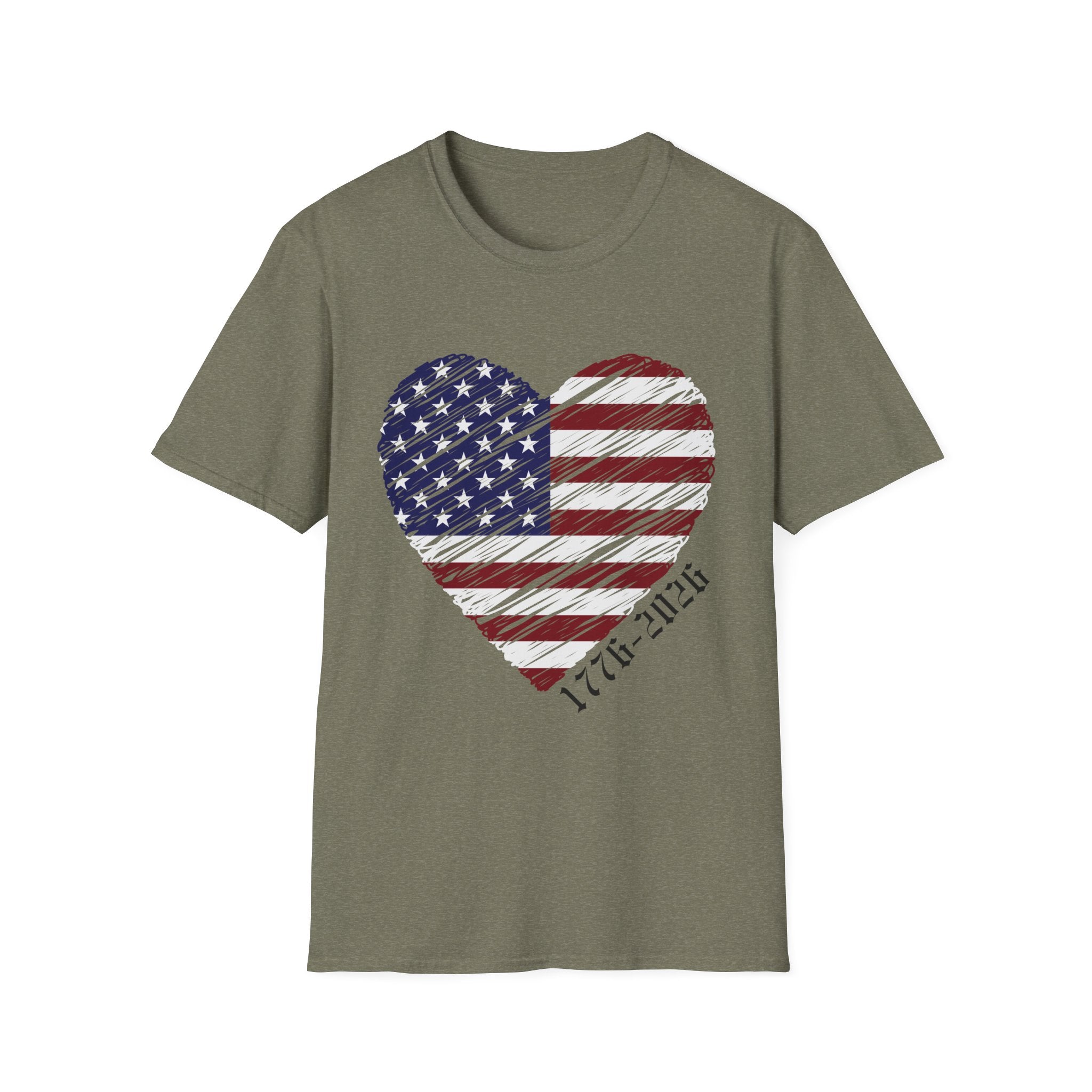 Retro American Flag Heart T-Shirt, Patriotic USA Graphic Tee, Vintage Fourth of July Shirt, Distressed Americana Apparel, Independence Day Fashion