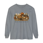 Spooky Season Autumn Baking Crew Cozy Fall Long Sleeve T-Shirt