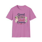 Mahjong T-Shirt — "Good Tiles, Great Company" Casual Tee