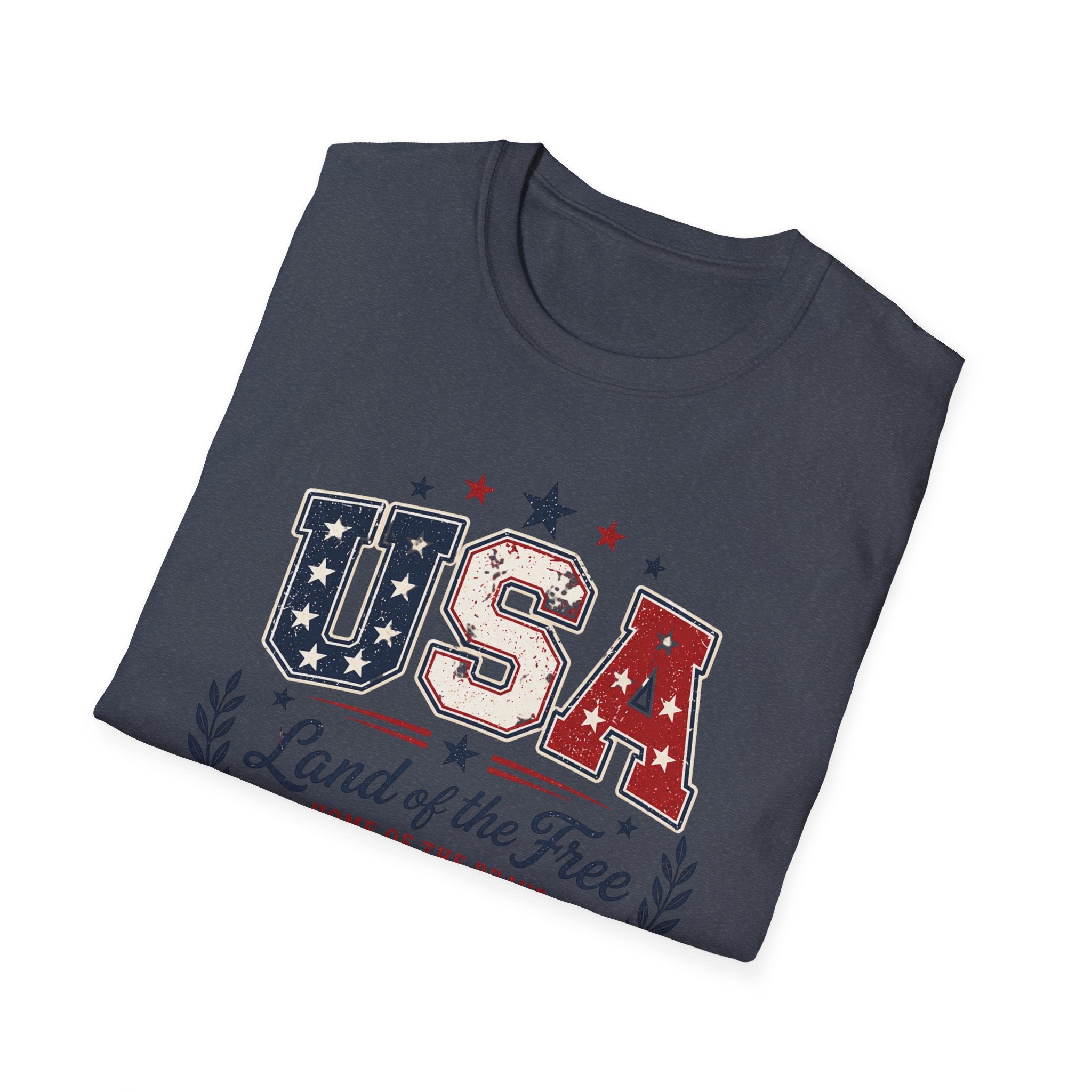 Land of the Free Home of the Brave 250 Years Shirt, 4th of July, Bold, Distressed USA Varsity 1776 2026 Tee, Classic Patriotic Banner America Anniversary T-Shirt, Gift