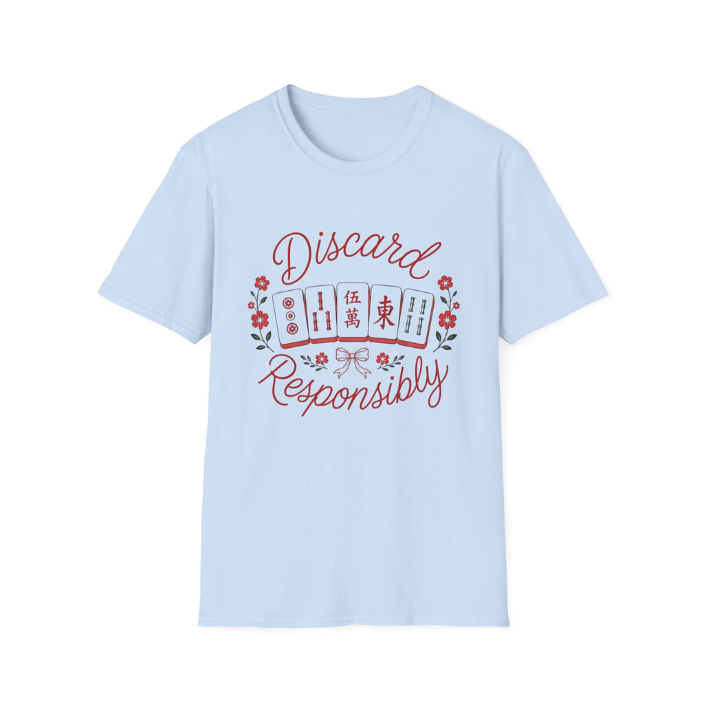 Mahjong 'Discard Responsibly' T-Shirt