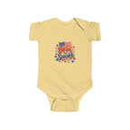 Born to Sparkle Baby Onesie, Patriotic 4th of July Infant Bodysuit, American Flag Baby Girl Boy First Fourth July Gift, Stars Sparkle Newborn Patriotic Infant Fine Jersey Bodysuit