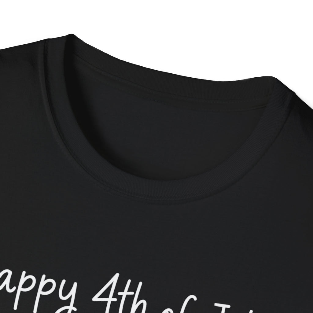 Happy 4th of July 250th T-Shirt USA Family Stick Figure Tee