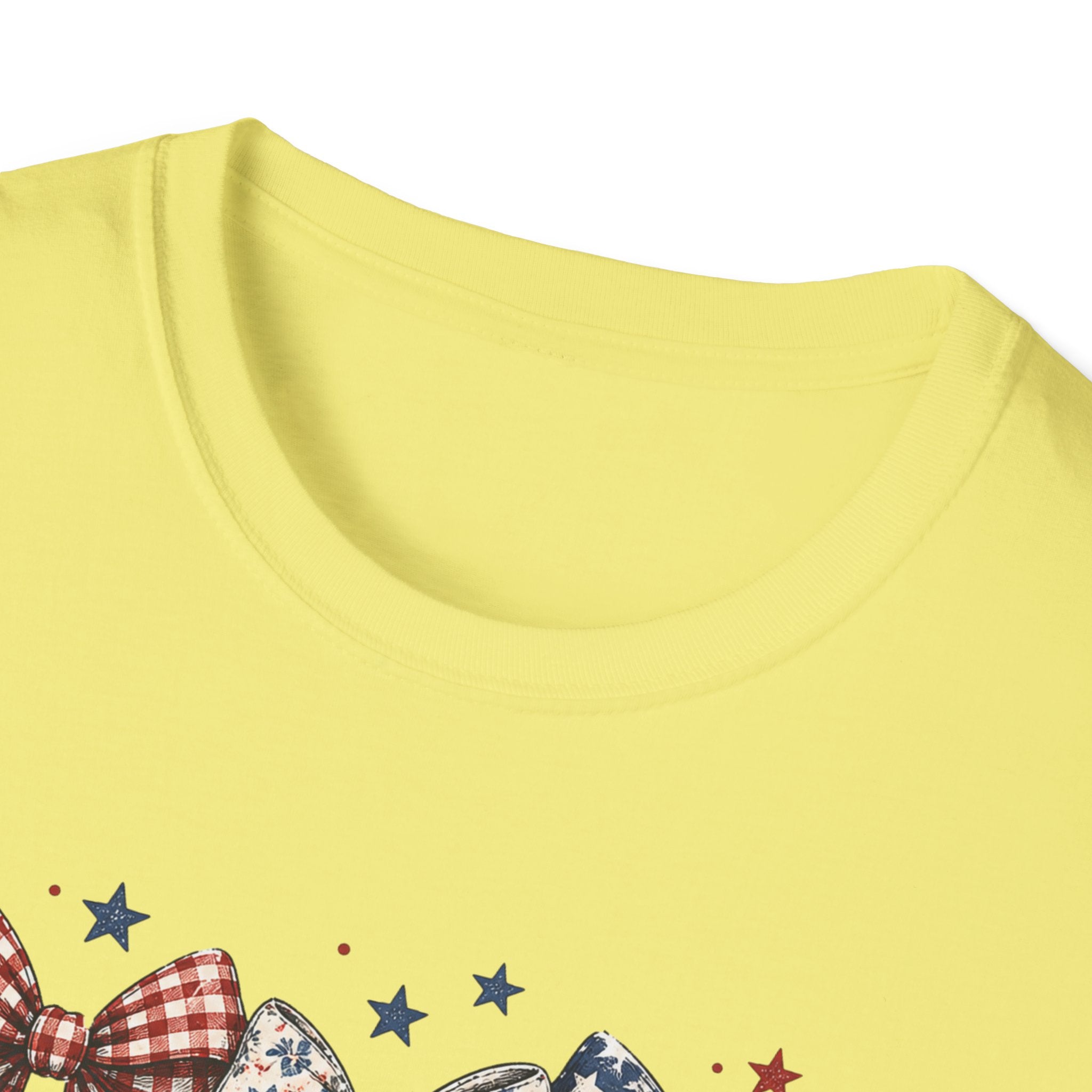 America 250 Years of Freedom Bow Shirt, Coquette Patriotic Trio Bow Tee 1776 2026, 4th of July Women's Vintage Bow T-Shirt, Gingham Stars Floral Patriotic Anniversary Gift