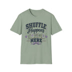 Shuffle Happens T-Shirt — Mahjong Player Tee