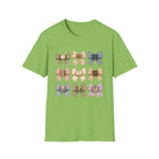 Bow Pattern T-Shirt — Vintage Floral Ribbon Graphic Tee