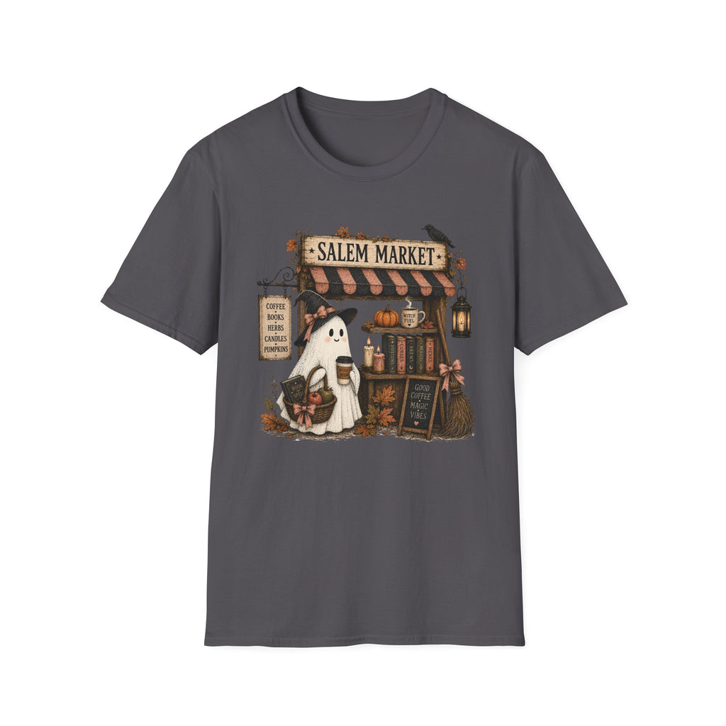 Salem Market Halloween T-Shirt — Ghost & Witch Shop Graphic Tee