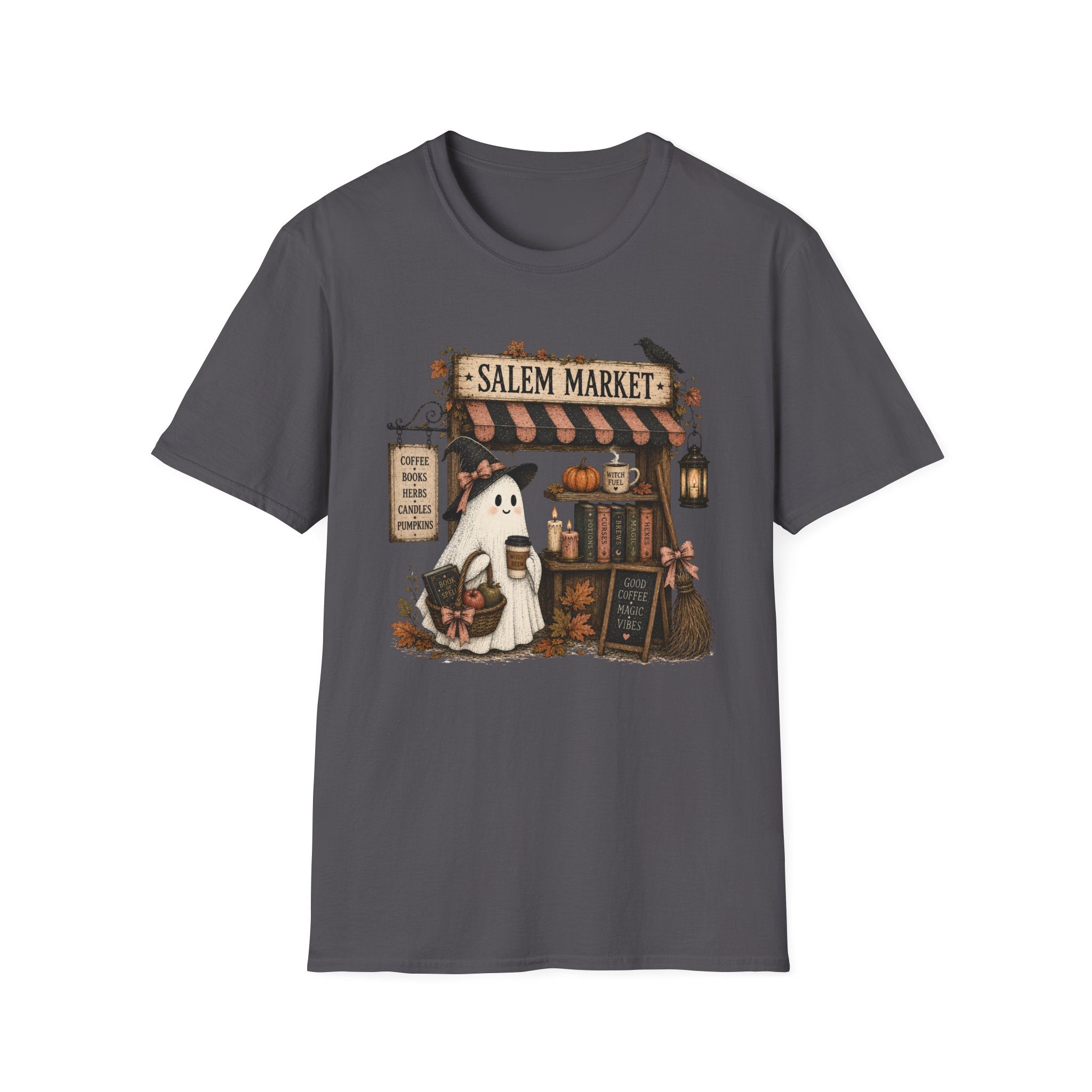 Salem Market Halloween T-Shirt — Ghost & Witch Shop Graphic Tee