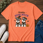 Happy Howlween T-Shirt — Halloween Schnauzer Dog Costume Tee