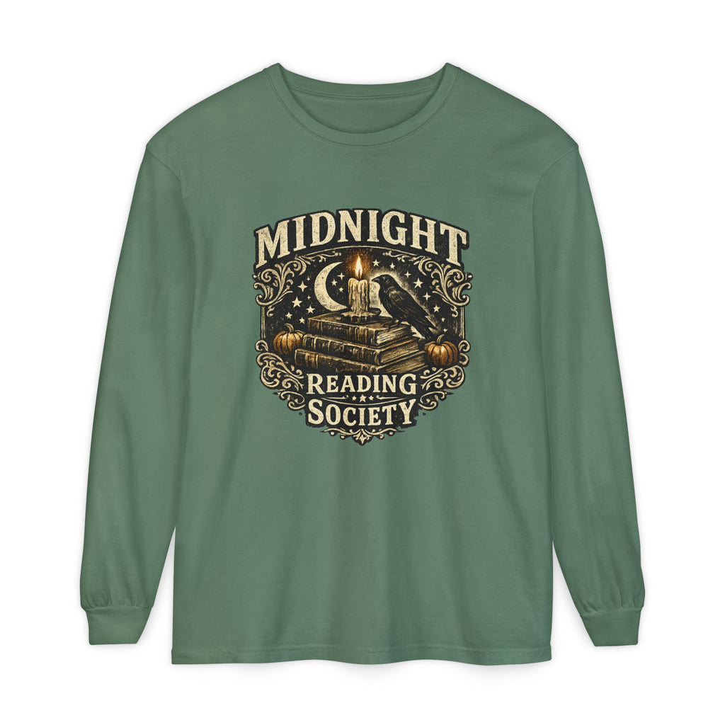 Midnight Reading Society Long Sleeve T-Shirt
