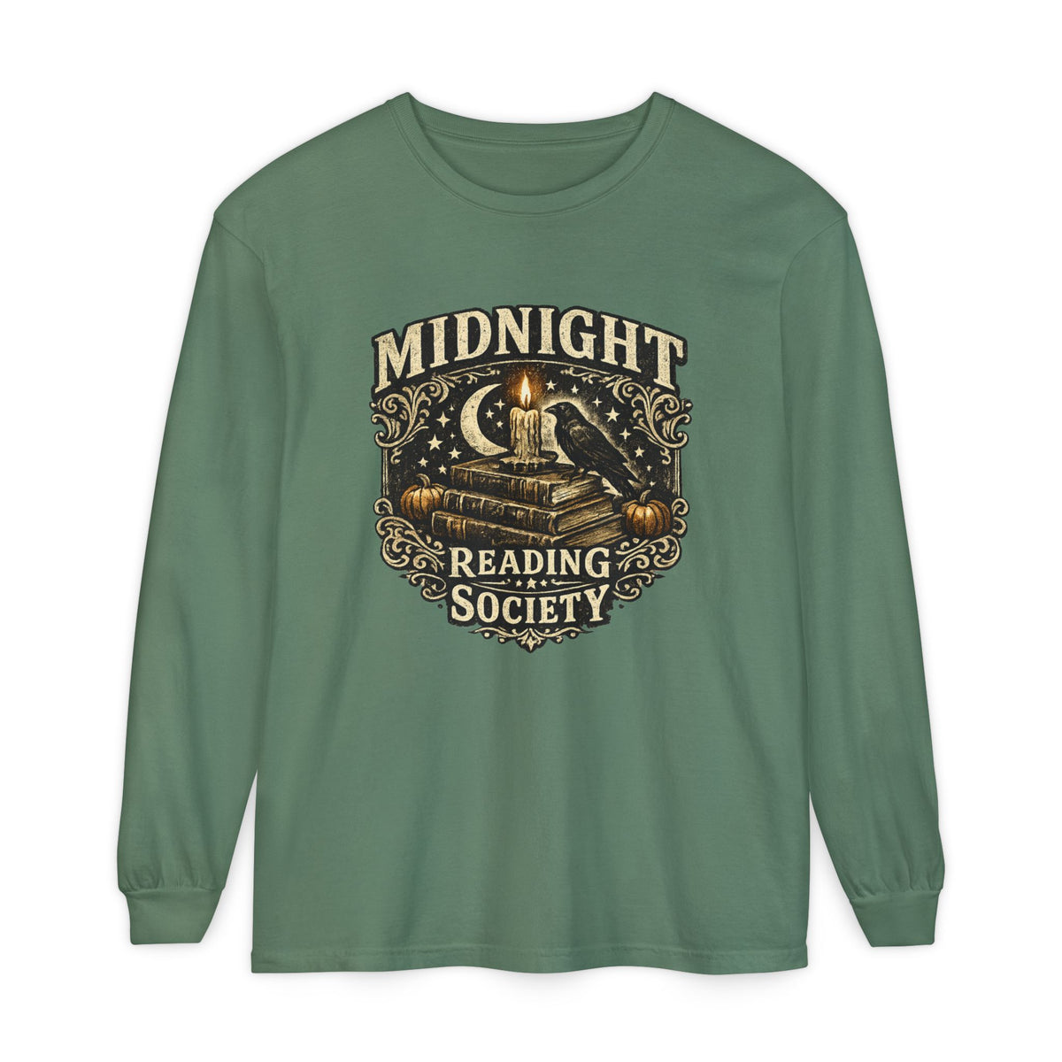 Midnight Reading Society Long Sleeve T-Shirt