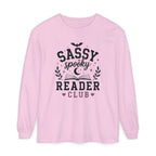 Sassy Spooky Reader Club Halloween Book Lover Long SleeveT-Shirt