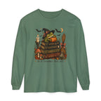 Witch Frog Potions & Ghost Stories Cute Spooky Halloween Long Sleeve T-Shirt