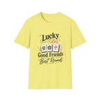 Lucky Tiles Good Friends, Best Rounds - Mahjong T-Shirt