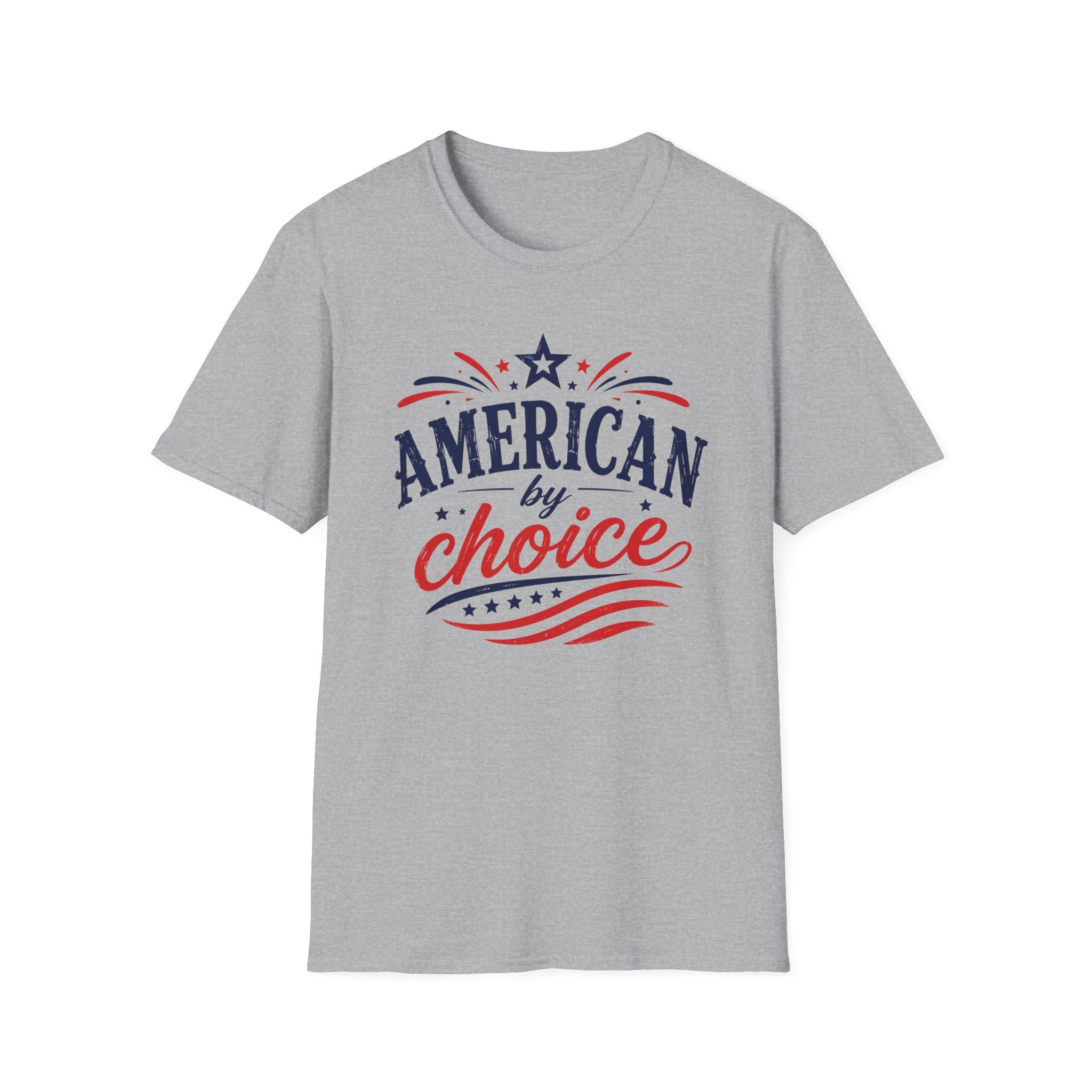 4th of July Patriotic American By Choice Graphic Tee - Citizen Celebration USA T-Shirt
