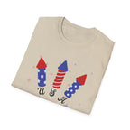 USA Semiquincentennial Firework Tee USA 250 Years Graphic Shirt