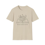 T-Shirt — Read and Grow Floral Book Illustration