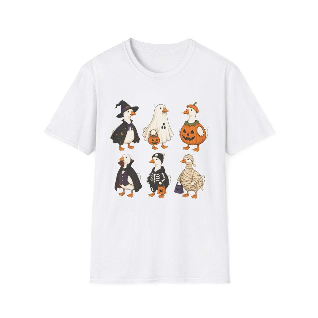 Halloween Duck Costume T-Shirt — Cute Ducks in Witch, Ghost & Pumpkin Outfits