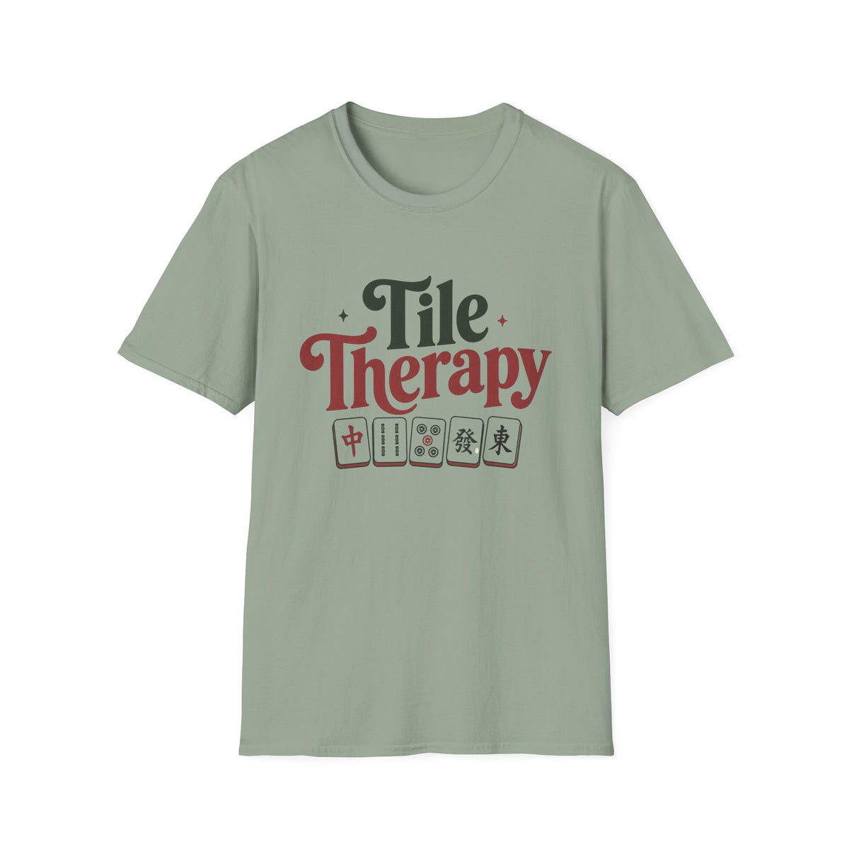 Tile Therapy Mahjong T‑Shirt