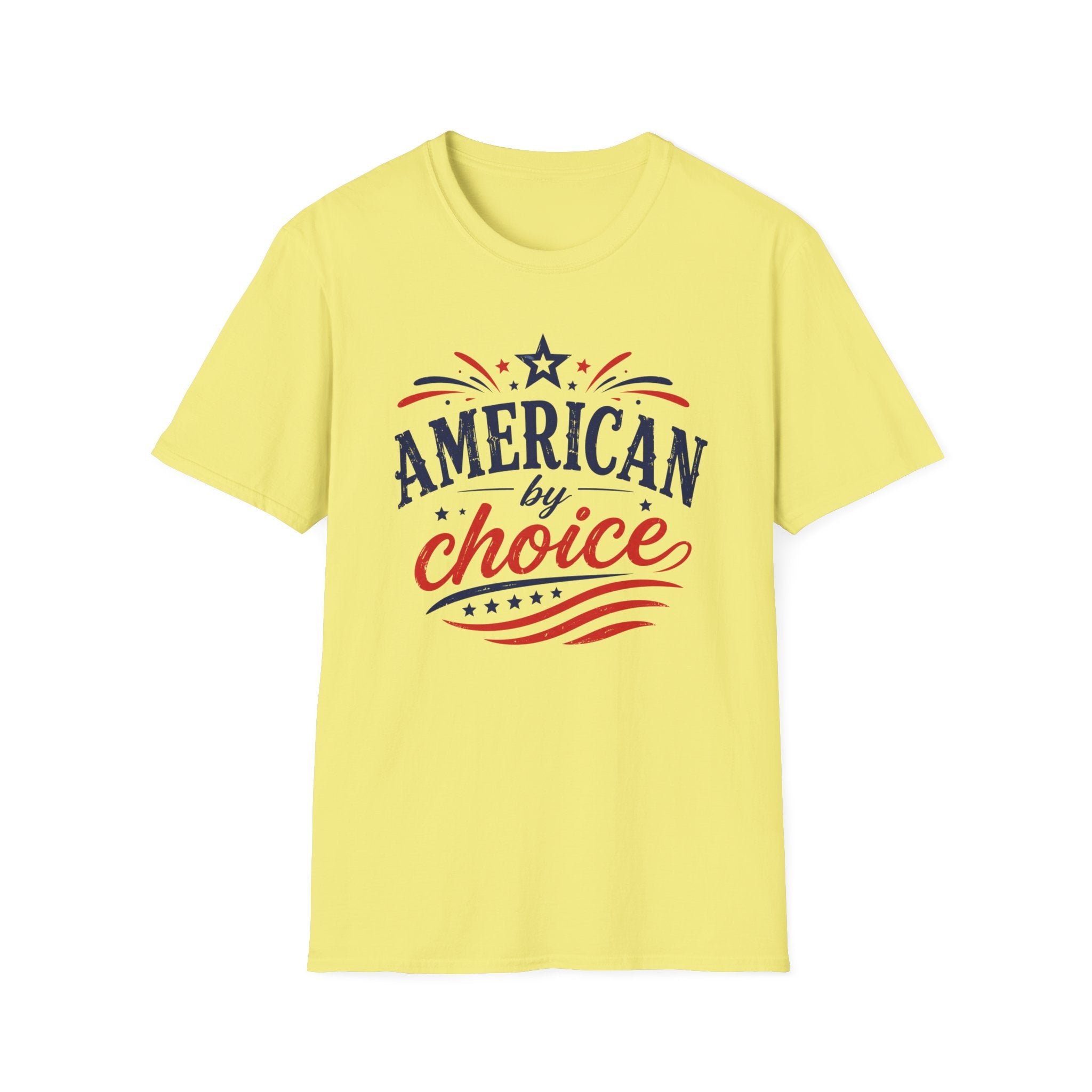 4th of July Patriotic American By Choice Graphic Tee - Citizen Celebration USA T-Shirt