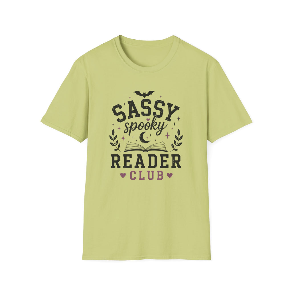 Sassy Spooky Reader Club T-Shirt — Halloween Book Lover Tee