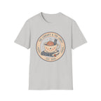 Library & The Lobby Tea Cup T‑Shirt — 'The Library & The Lobby' Vintage Bookstore Tee