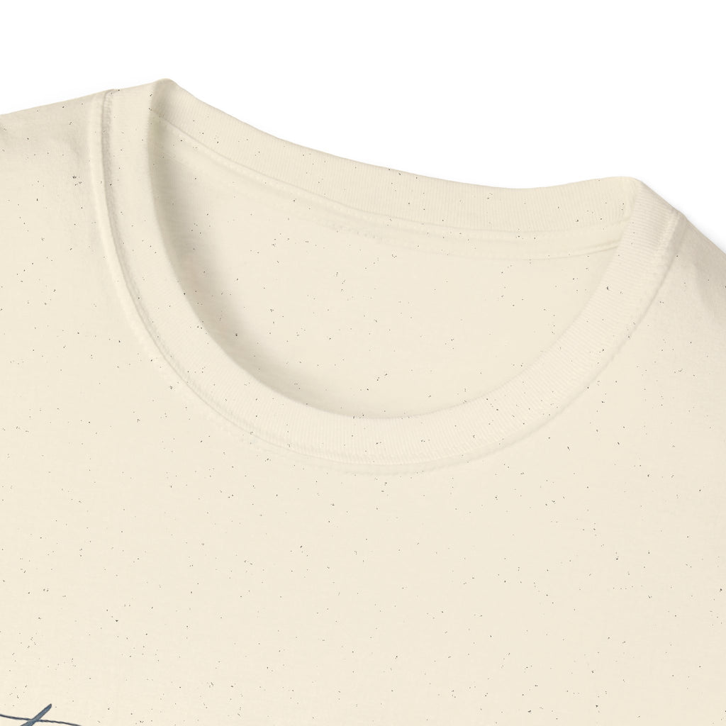 Stars and Stripes Script T-Shirt, 4th of July, Minimalist Patriotic Tee, Subtle Patriotic Gift, Dainty Script America Independence Day