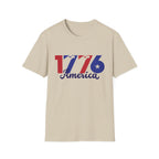 1776 America Patriotic T-Shirt, Vintage USA Independence Day Tee, Retro Fourth of July Graphic Shirt, Americana Celebration Apparel, Freedom Inspired Outfit