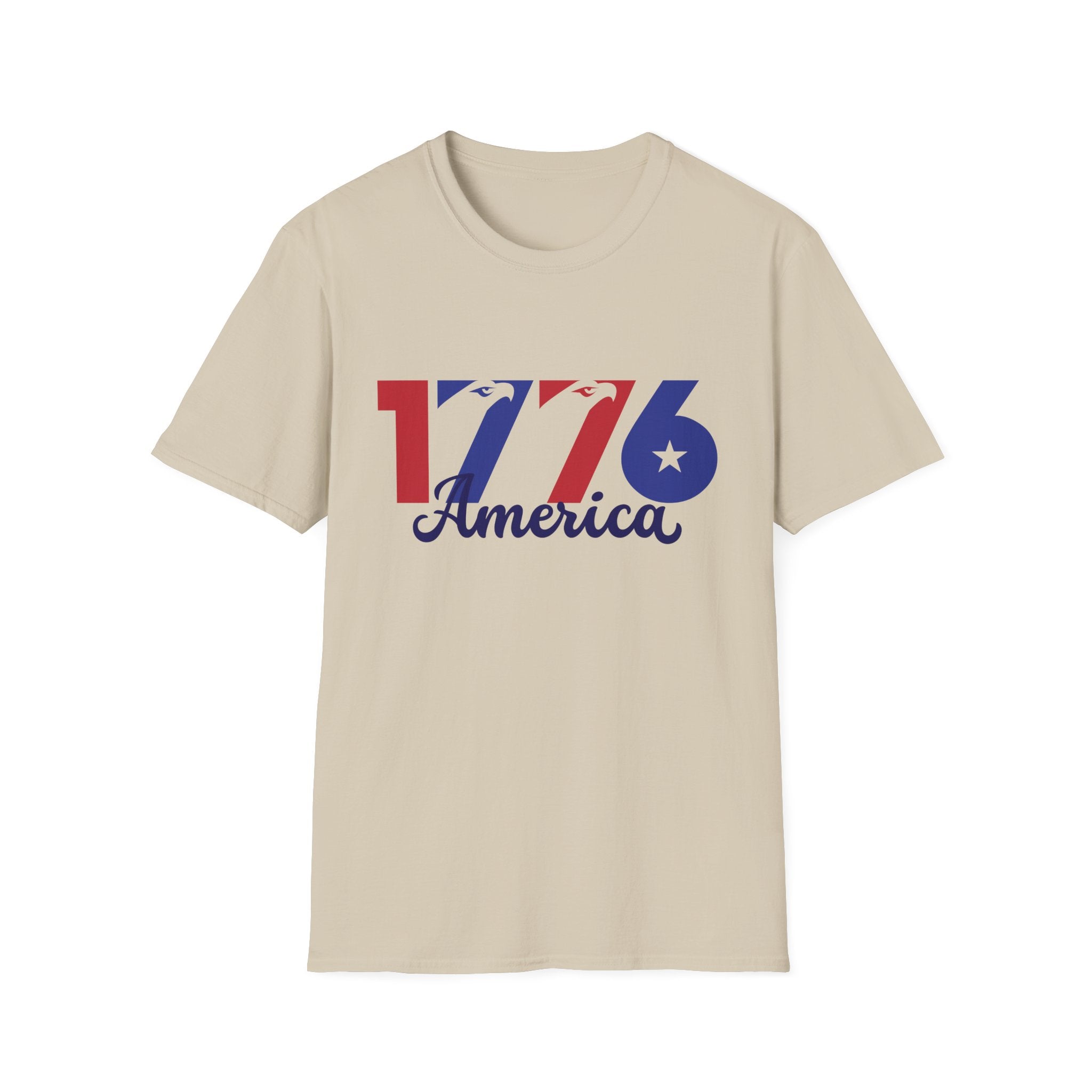 1776 America Patriotic T-Shirt, Vintage USA Independence Day Tee, Retro Fourth of July Graphic Shirt, Americana Celebration Apparel, Freedom Inspired Outfit