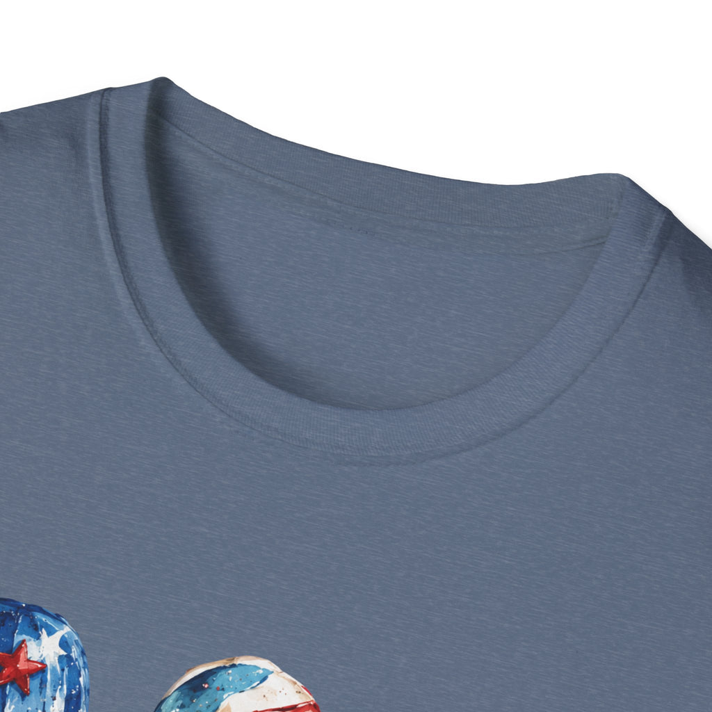 Patriotic Popsicle T-Shirt | Fourth Of July Watercolor Ice Pop Graphic Tee, Coquette Bow Summer Holiday Top