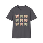 Reading Bows T‑Shirt — Pastel Book Lover Graphic Tee