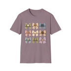 Bow Pattern T-Shirt — Vintage Floral Ribbon Graphic Tee