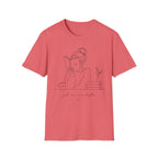 Minimal Line Art Reading Tee — "Just One More Chapter" T-Shirt