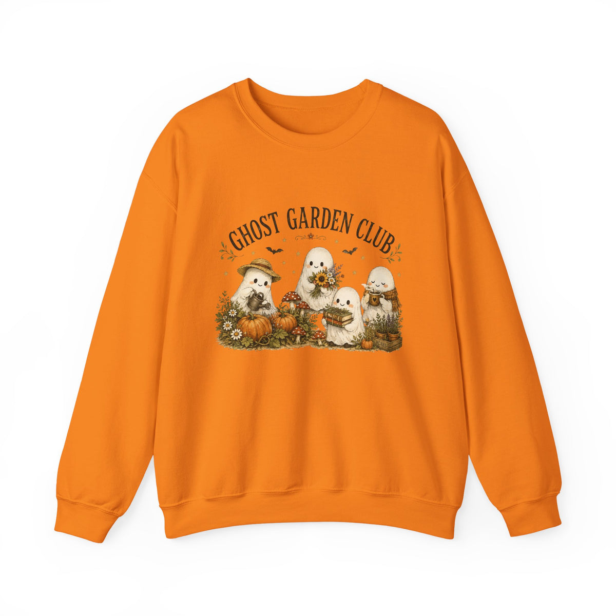Ghost Garden Club Autumn Fall Crewneck Sweatshirt
