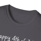 Happy 4th of July, Stick Figure Family T-Shirt, 250th Anniversary Tee, 1776 2026, America 250 Years, Gift, Independence Day