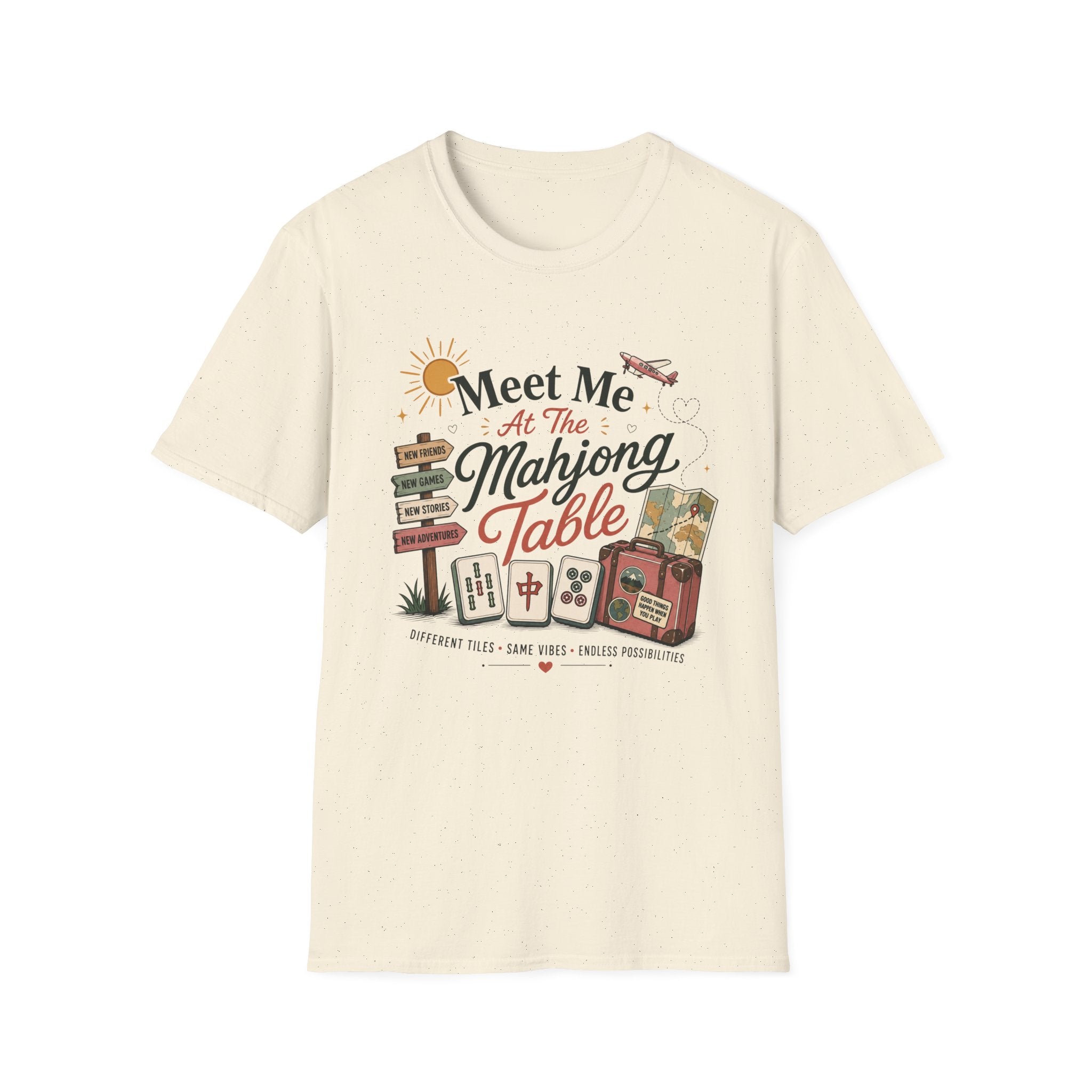 Meet Me at the Mahjong Table Vintage Travel T-Shirt