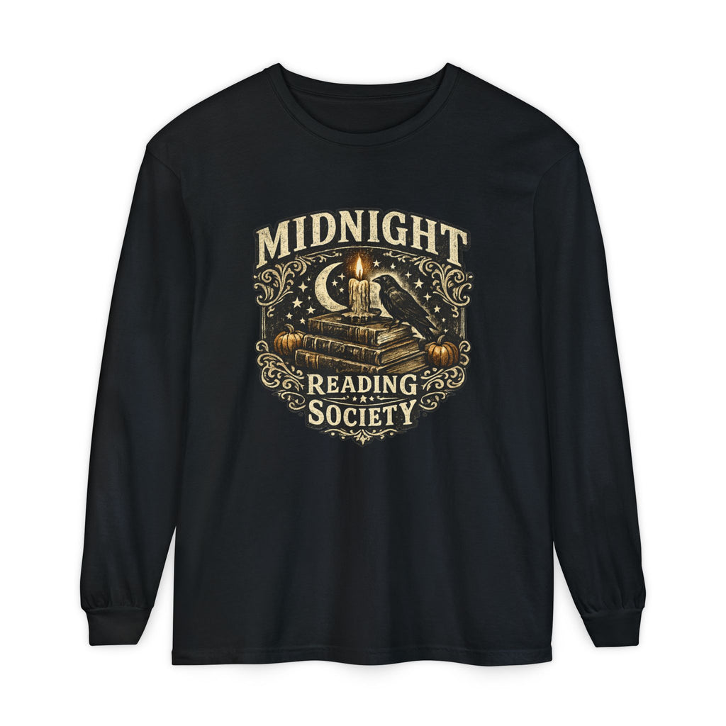 Midnight Reading Society Long Sleeve T-Shirt