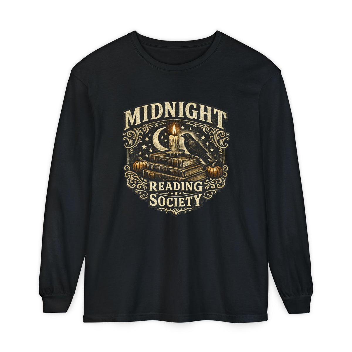 Midnight Reading Society Long Sleeve T-Shirt