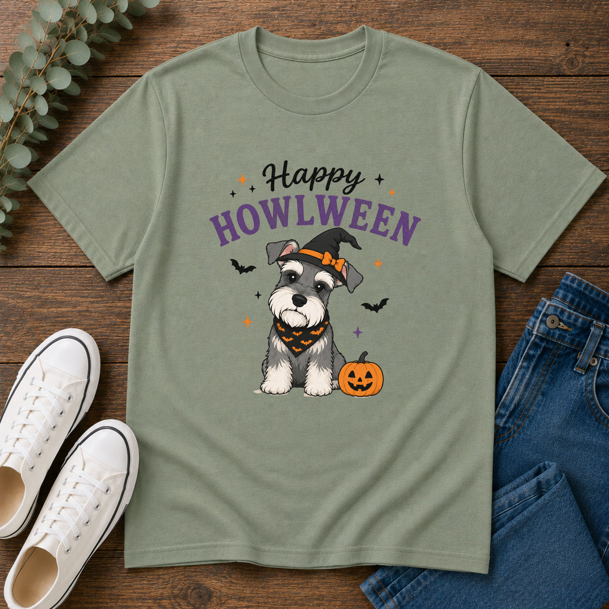 Happy Howlween Dog T-Shirt — Cute Halloween Puppy Costume Tee
