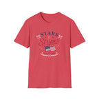Stars and Stripes 250 Years Tee, USA Anniversary Shirt, Red White Blue Flag Graphic Top, Patriotic American Pride Outfit T-Shirt