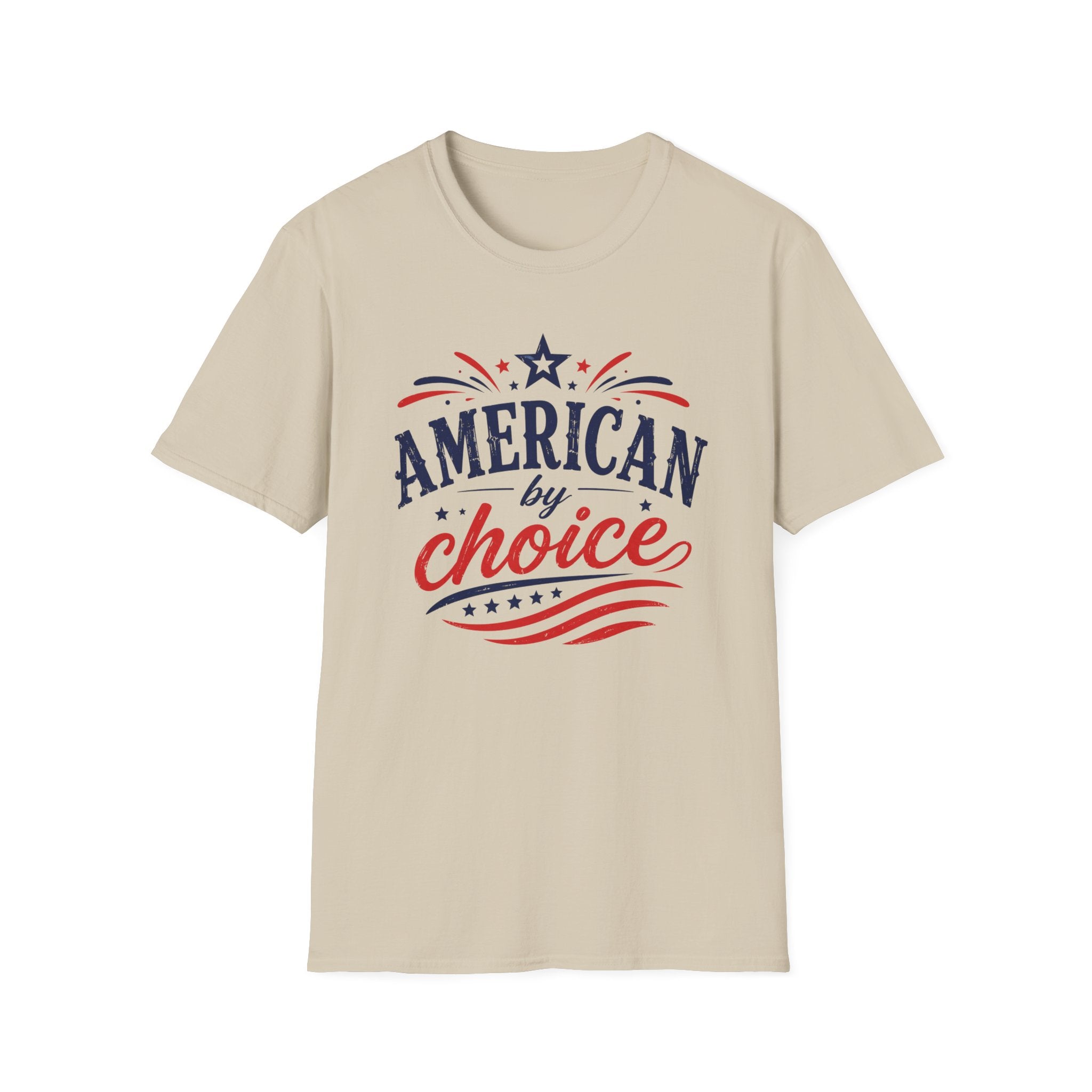 4th of July Patriotic American By Choice Graphic Tee - Citizen Celebration USA T-Shirt