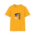 Bookish T-Shirt – Vertical Retro Stack Books Graphic Tee for Readers