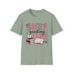 Sassy Reading Club T-Shirt — Playful Pink Book Lover Tee