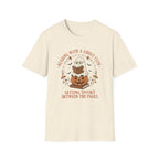 Reading With a Ghost Club T-Shirt — Cute Spooky Book Lover Tee