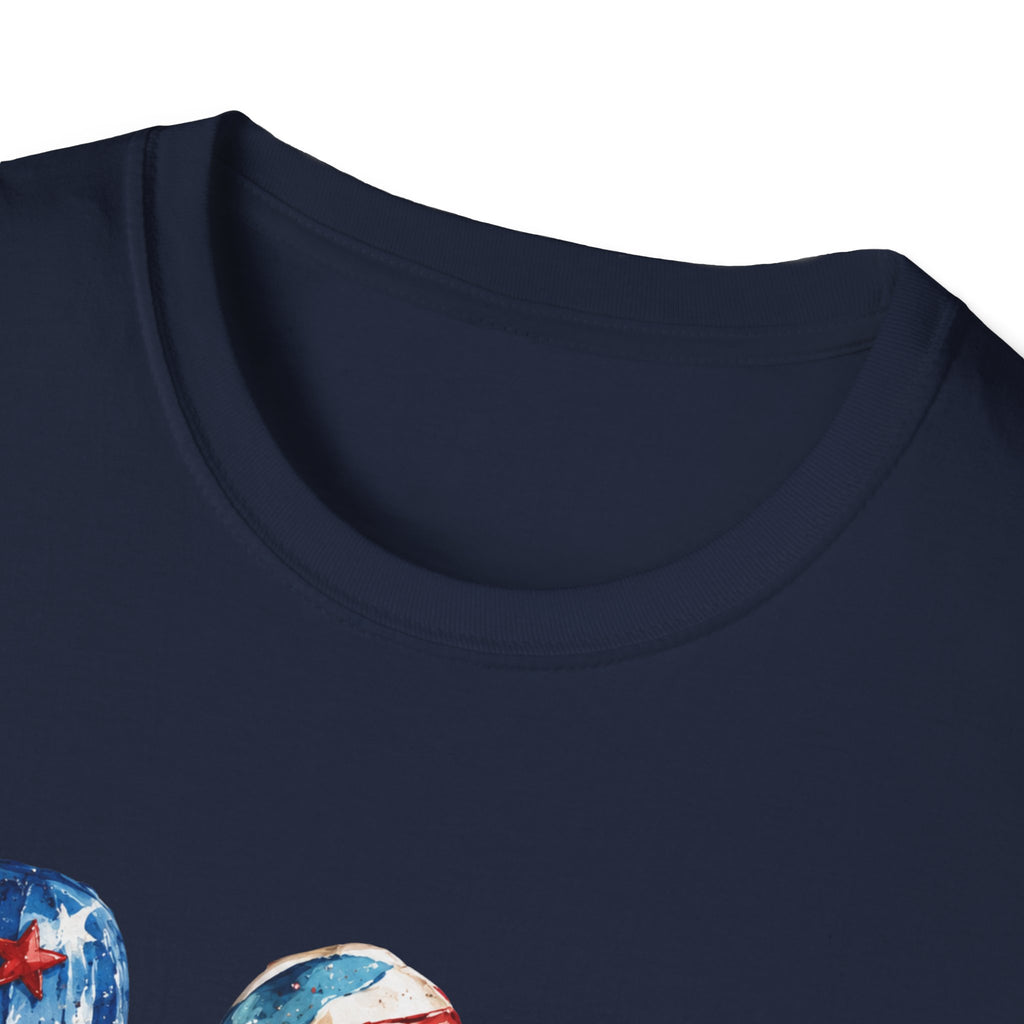 Patriotic Popsicle T-Shirt | Fourth Of July Watercolor Ice Pop Graphic Tee, Coquette Bow Summer Holiday Top
