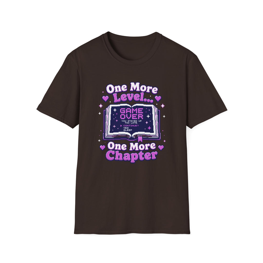 One More Level Gamer Tee — "One More Level... Game Over" Retro Gaming T‑Shirt