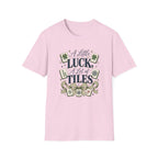 Mahjong T-Shirt — "A Little Luck, A Lot of Tiles" Casual Tee