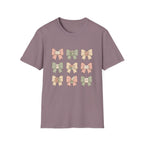 Reading Bows T‑Shirt — Pastel Book Lover Graphic Tee